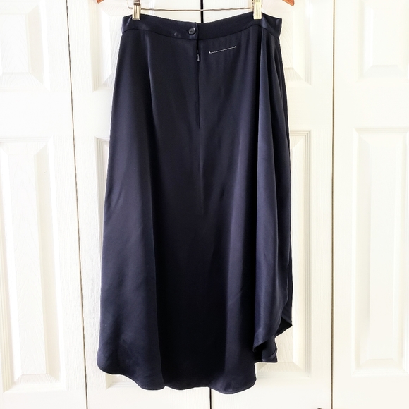 Maison Margiela Black Tulip Midi Skirt EUC IT 44 - Picture 6 of 8
